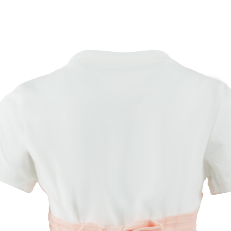 LEZONKIDS - Vestido Cami de Verão Personalizável com Decote em V, Botões na Frente, Alças Espaguete e Bainha com Folhos para Meninas